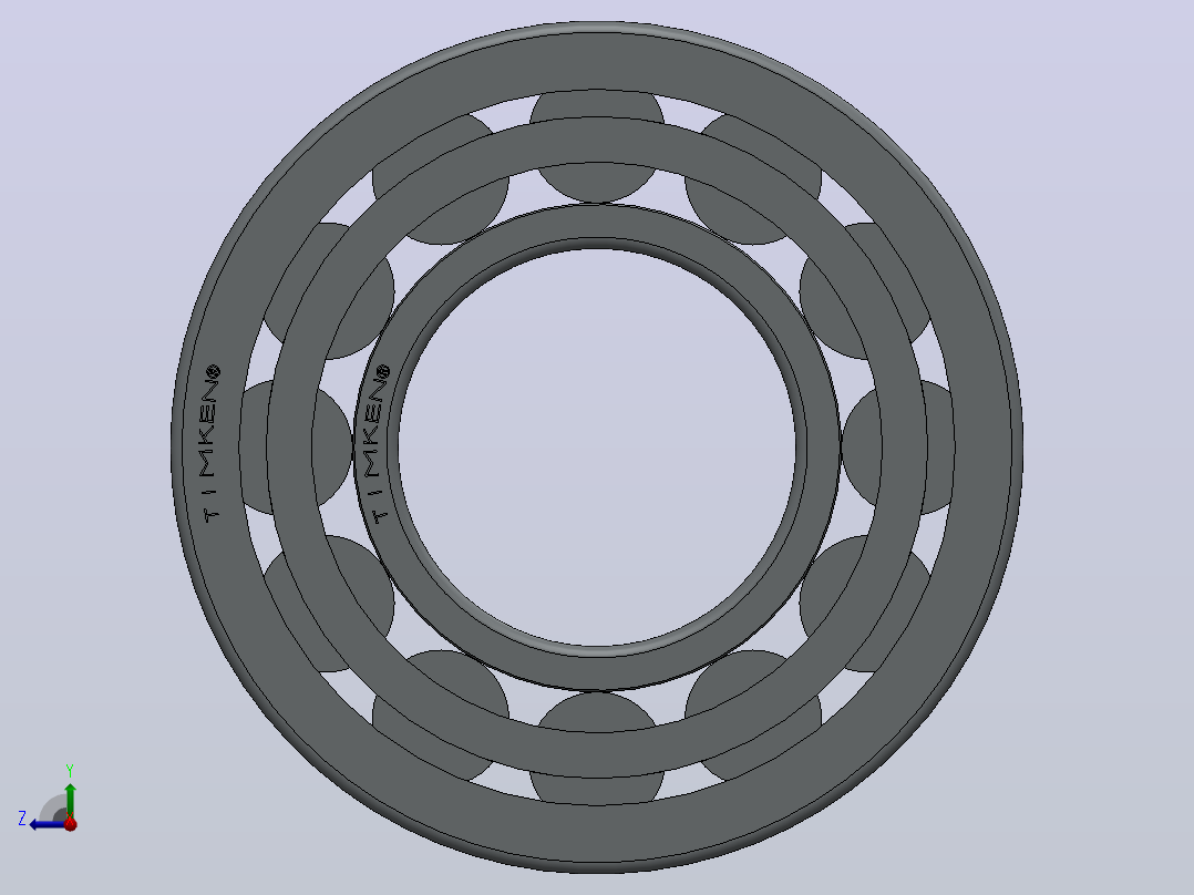 轴承 Timken140RU93R6右视图