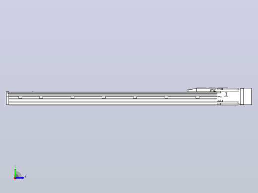 滚珠丝杠直线轴内置导轨TPA-GCR-150-2010C-L850-MR-M75-N3左视缩略图