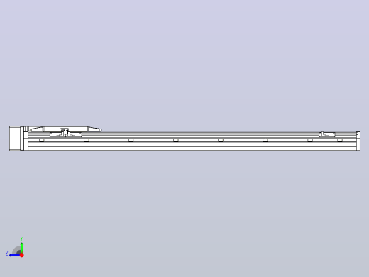 滚珠丝杠直线轴内置导轨TPA-GCR-150-2010C-L850-MR-M75-N3右视缩略图