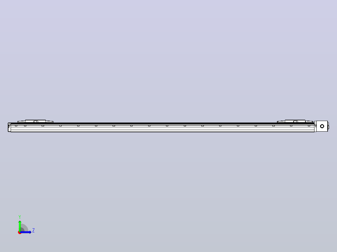 皮带直线轴双滑块型TPA-GCBS-120-P70-L625-DL-M20-N3左视图