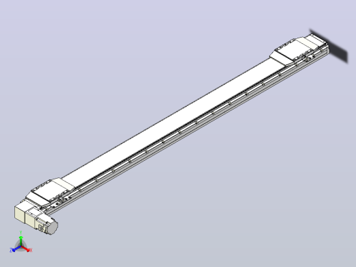 皮带直线轴双滑块型TPA-GCBS-120-P70-L625-DL-M20-N3正等轴测缩略图