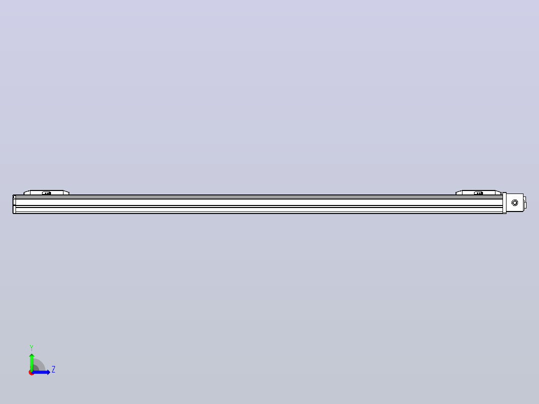 皮带直线轴双滑块型TPA-GCBS-50-P42-L475-DL-M10-N3左视图