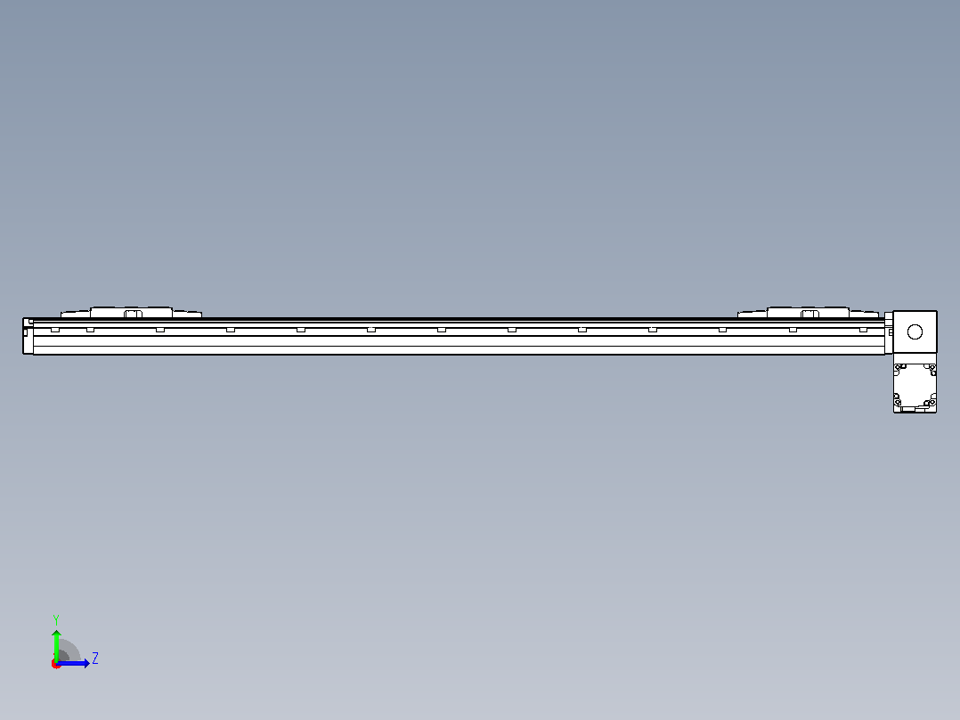 皮带直线轴双滑块型TPA-GCBS-120-P70-L375-RP-M20-N3左视图