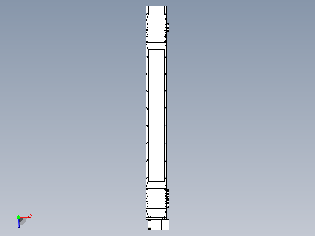 皮带直线轴双滑块型TPA-GCBS-120-P70-L375-RP-M20-N3俯视图