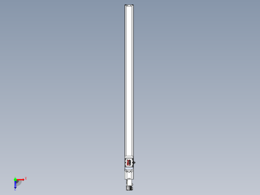 滚珠丝杠直线轴带导轨全封闭TPA-HCR-65S-1610C-L1100-M-C-P10-N3俯视缩略图