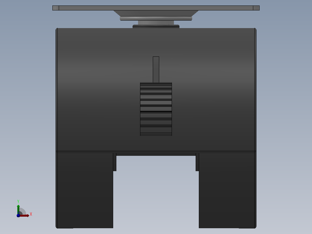 P21-01B-50-105B家具轮[P21-01B-60-105B]脚轮前视图