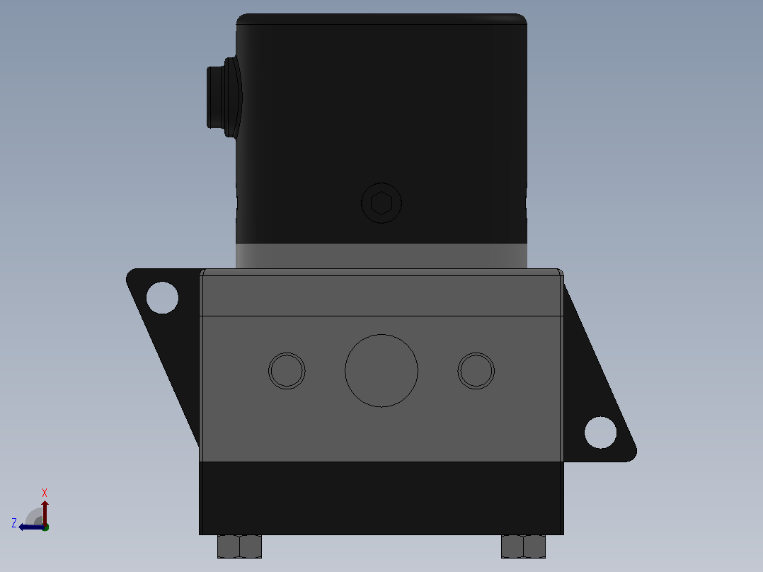 JDLX-50A拉线编码器_JDLX-50A右视图