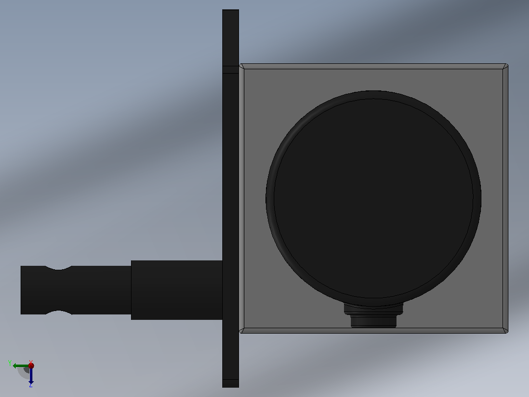 JDLX-50A拉线编码器_JDLX-50A俯视图