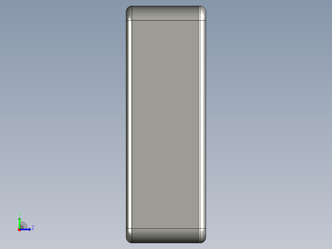 QC USB 充电器外壳 （XFW-KC42-4）左视图