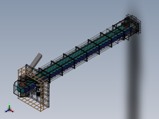 斗式提升机sw16可编辑正等轴测缩略图