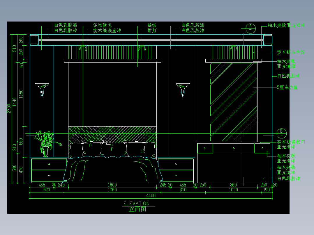家装类CAD土块(二)-FH01081D