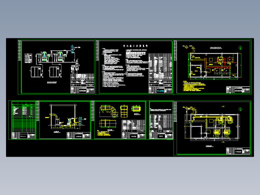 空压机风冷热力图纸