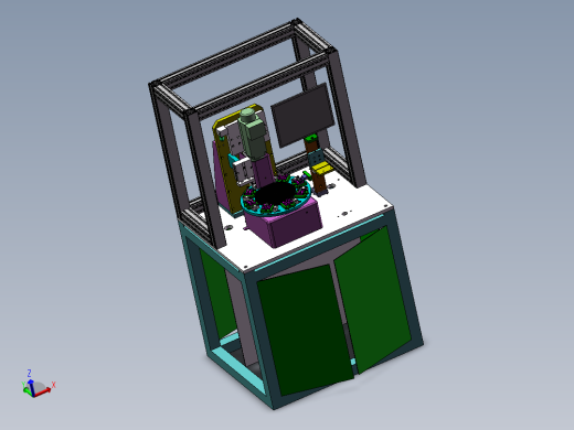 USB 外壳打孔机_SolidWorks