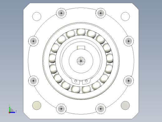 直齿PLF120-L3-LC 22-110-145-M8.stp左视缩略图