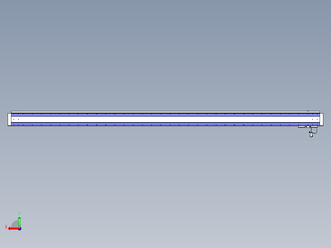 威洛博VL系列直线电机模组-VL14S3-S3100后视图