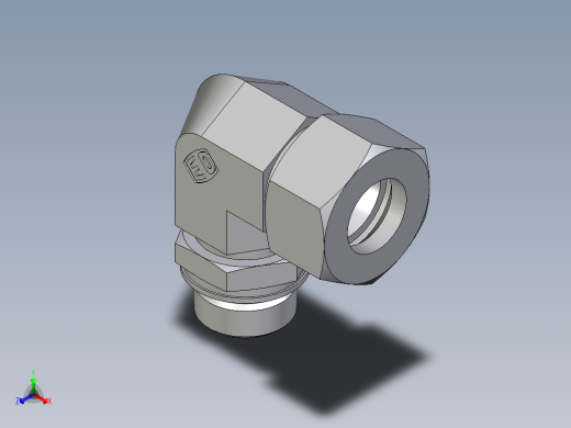 卡套式工业通用硬管接头EO_Adjustable_Locknut_elbow_WEE18LMORCF