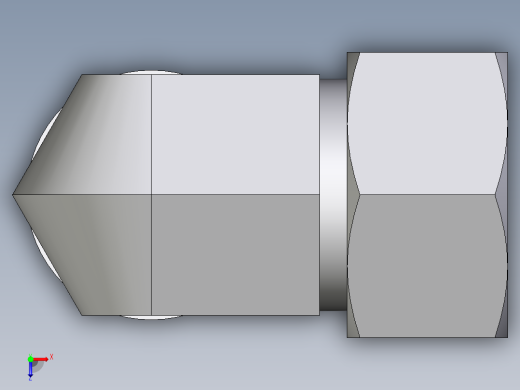 卡套式工业通用硬管接头EO_Adjustable_Locknut_elbow_WEE18LMORCF俯视缩略图