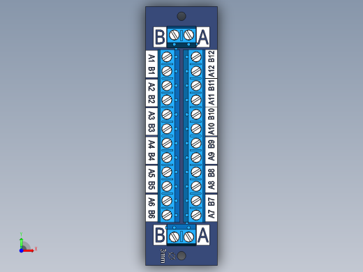 接线端子前视缩略图