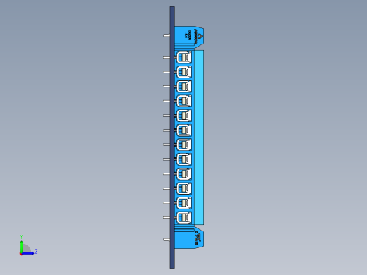 接线端子左视缩略图