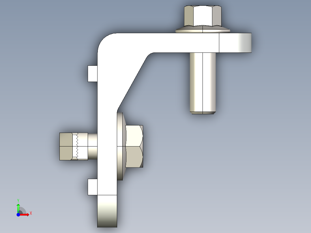 型材-KJN SUSPENSION BRACKET KJN522481前视图