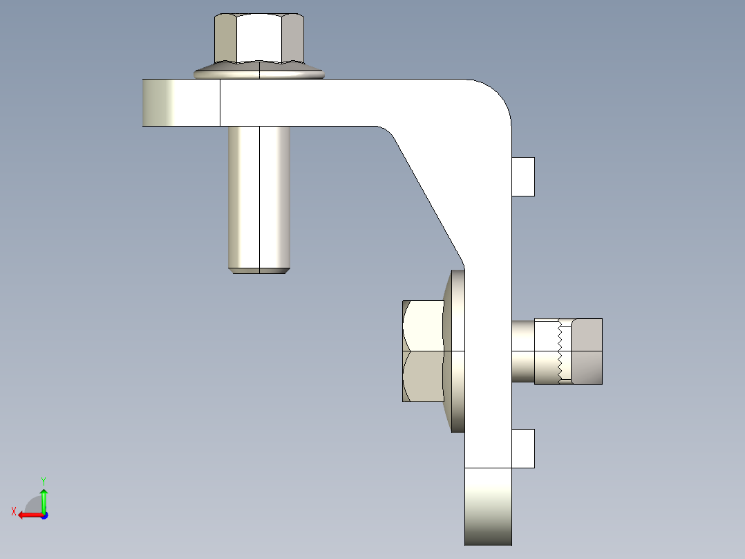 型材-KJN SUSPENSION BRACKET KJN522481后视图