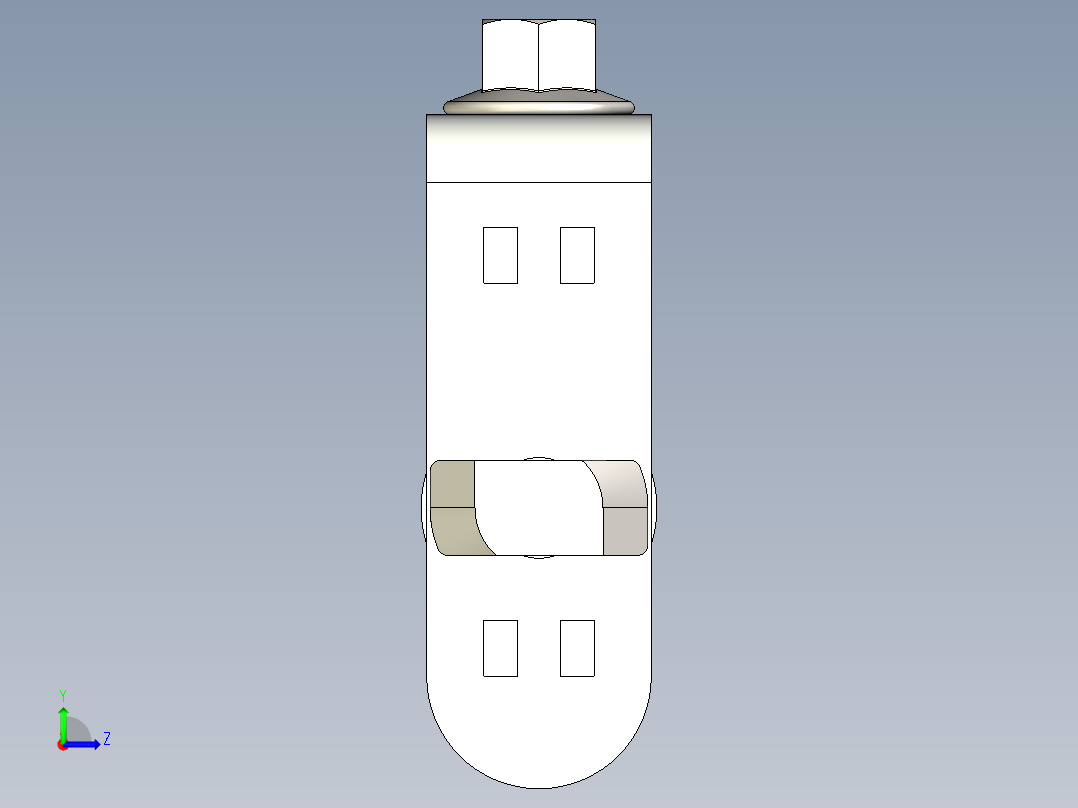 型材-KJN SUSPENSION BRACKET KJN522481左视图