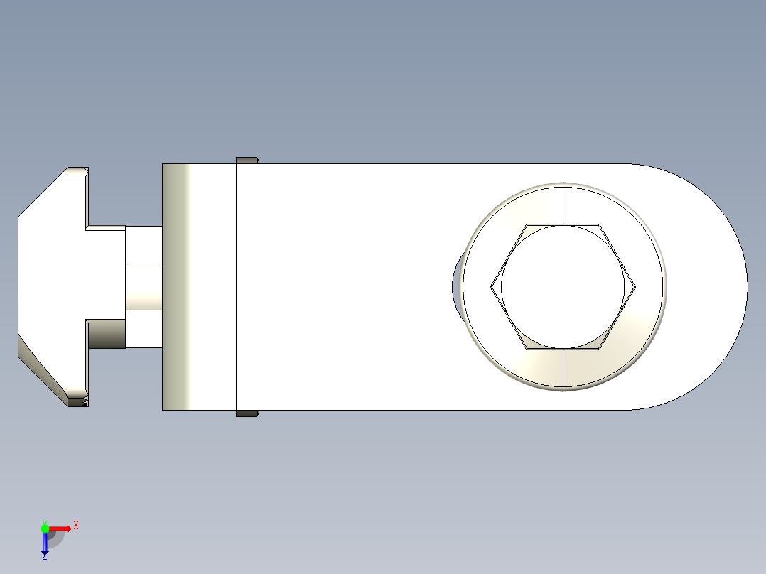 型材-KJN SUSPENSION BRACKET KJN522481俯视图
