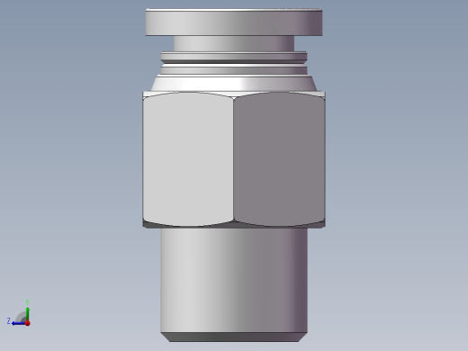 螺纹直通APC6-01（1分6厘）右视缩略图
