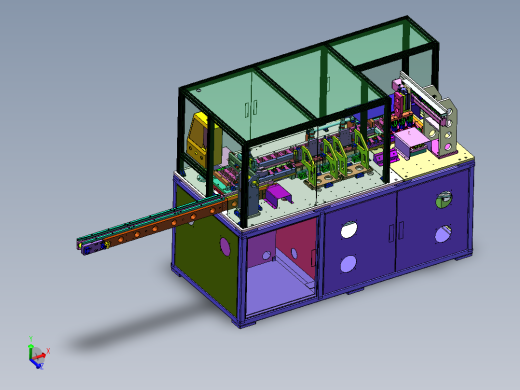 手机充电器自动测试点胶组装线