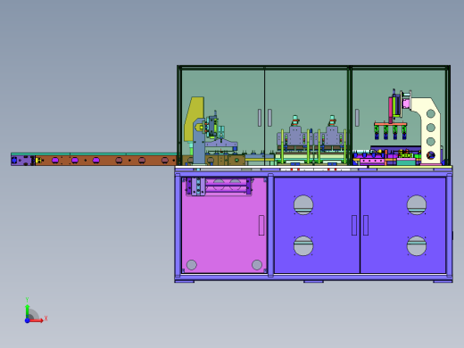 手机充电器自动测试点胶组装线前视缩略图