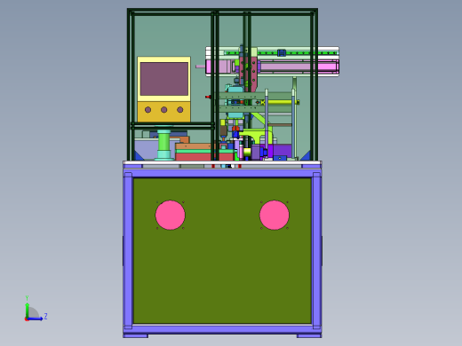 手机充电器自动测试点胶组装线左视缩略图