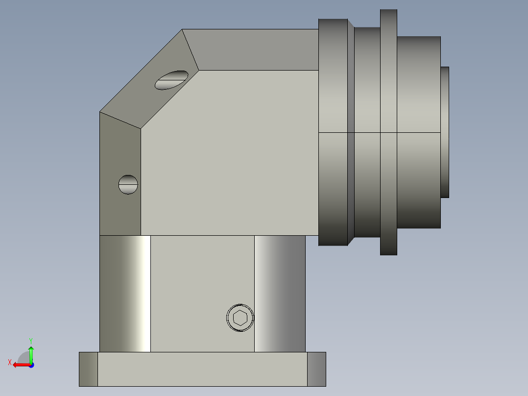 直齿ZPLH160-L1 42-114.3-200-M12.STEP后视图