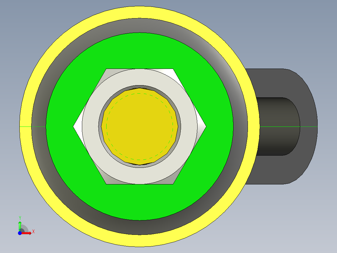 电梯钢丝绳绳头组合-φ10前视图