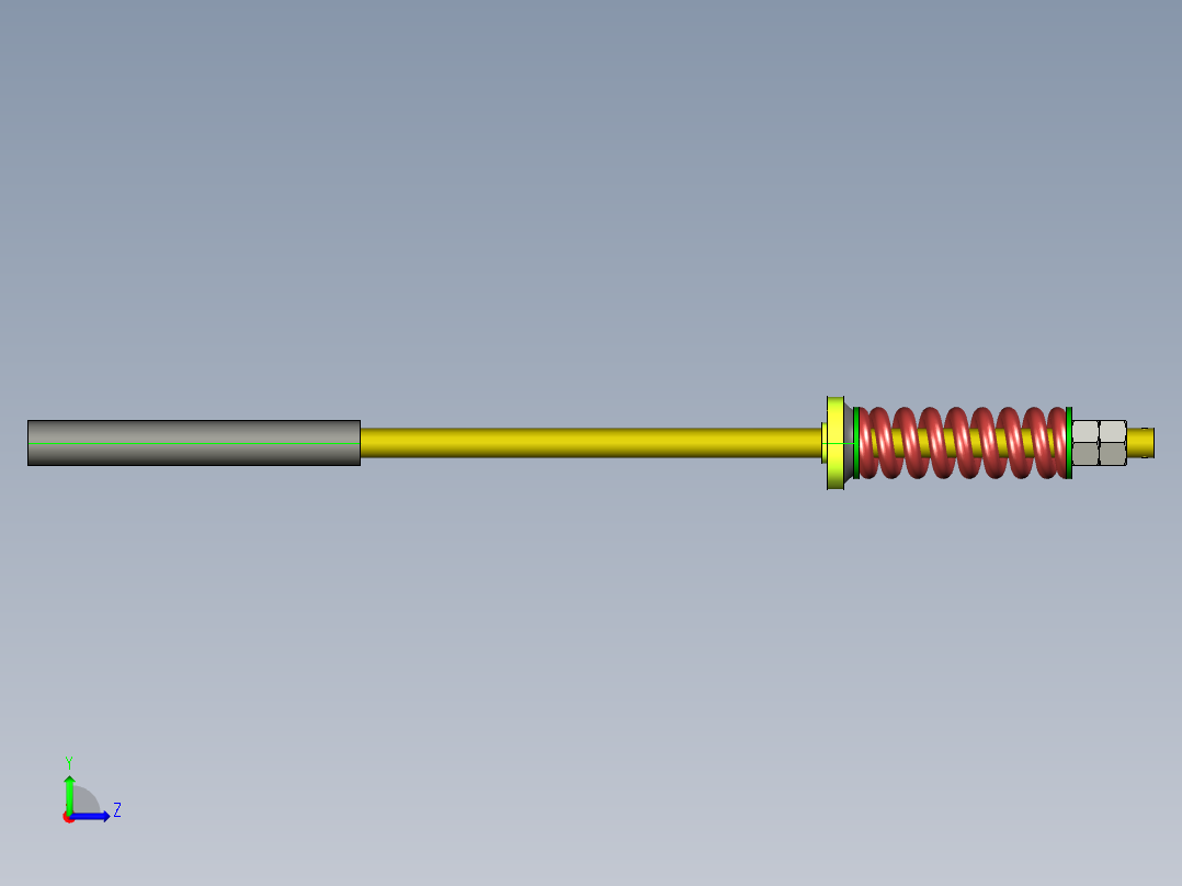 电梯钢丝绳绳头组合-φ10左视图