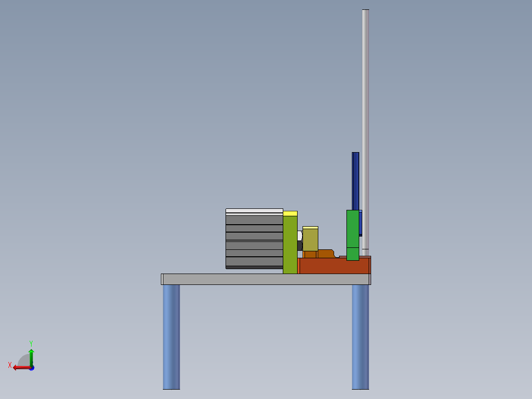 卡簧安装器sw18可编辑后视图