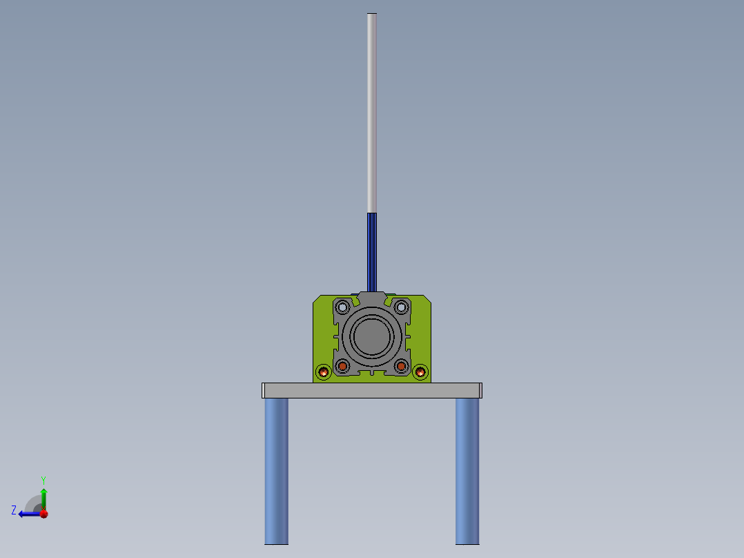 卡簧安装器sw18可编辑右视图