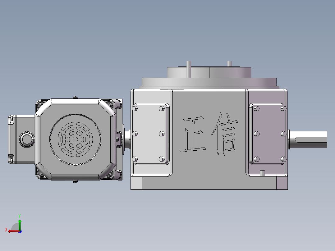 纸箱包装线sw18可编辑后视图