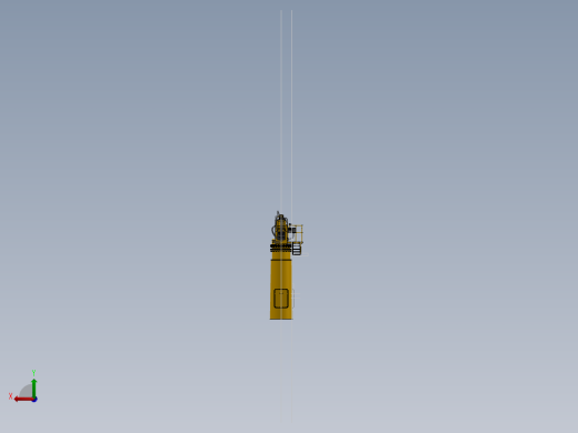 大型机械手臂（起重机吊臂）3D模型 Solidworks设计后视缩略图