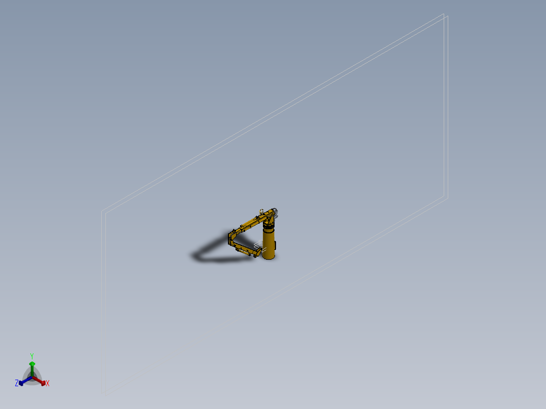 大型机械手臂（起重机吊臂）3D模型 Solidworks设计正等轴测图