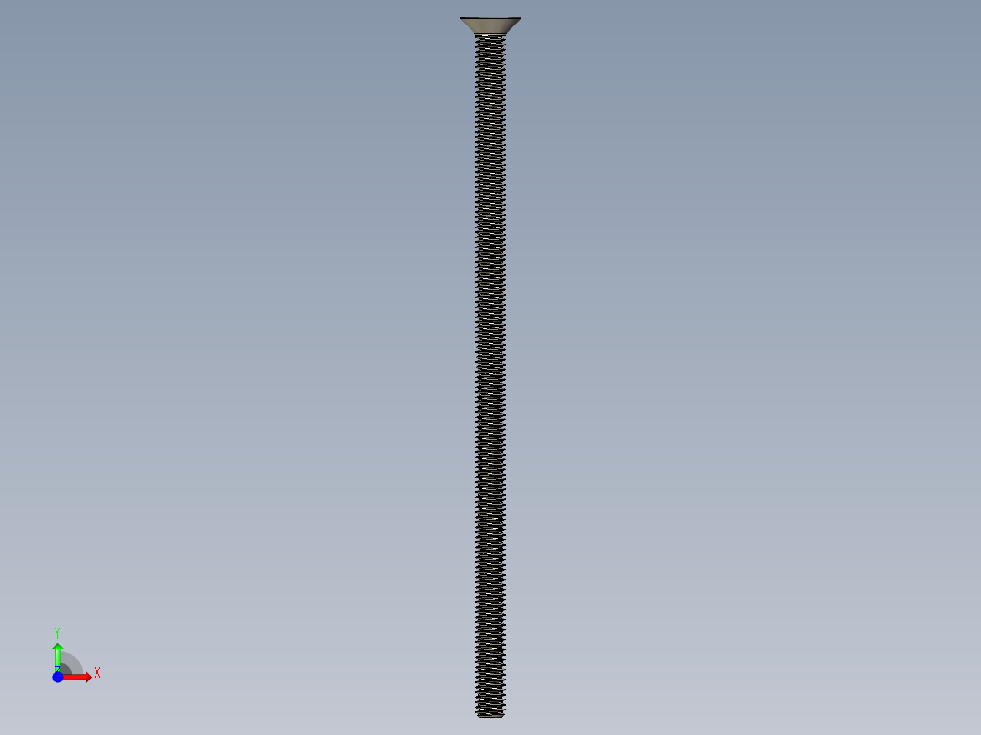 Screw_ISO_10642_M6x140_A2.STEP前视图