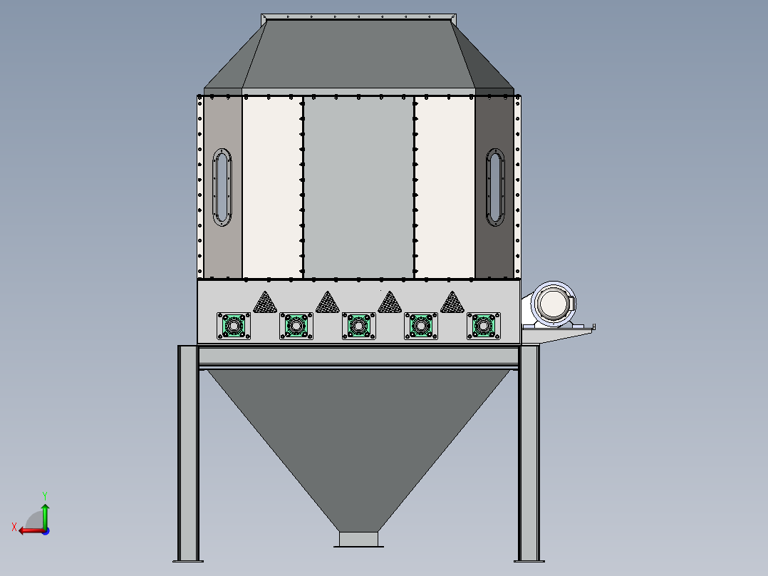 TDYLL20叶轮冷却器-2.2-4后视图