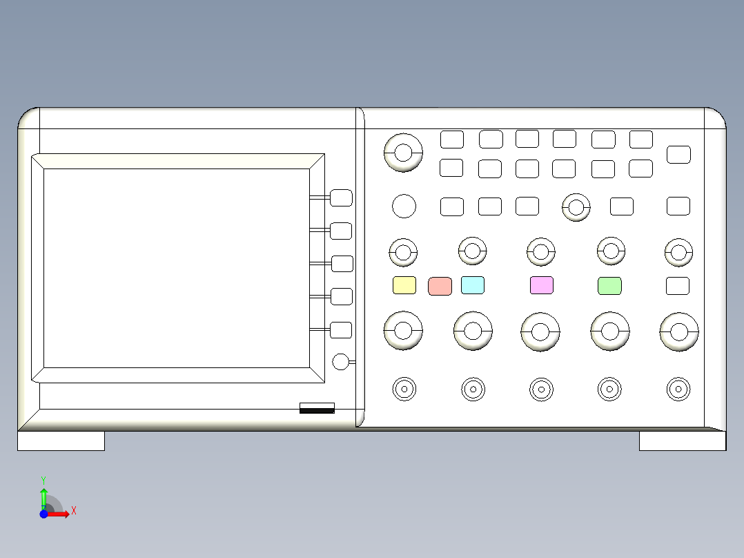 示波器(10)前视图
