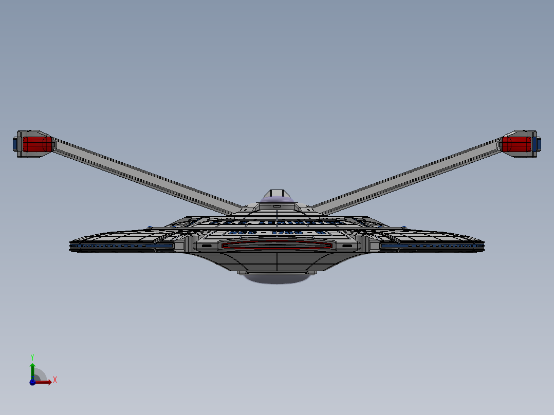 宇宙飞船(97)前视图