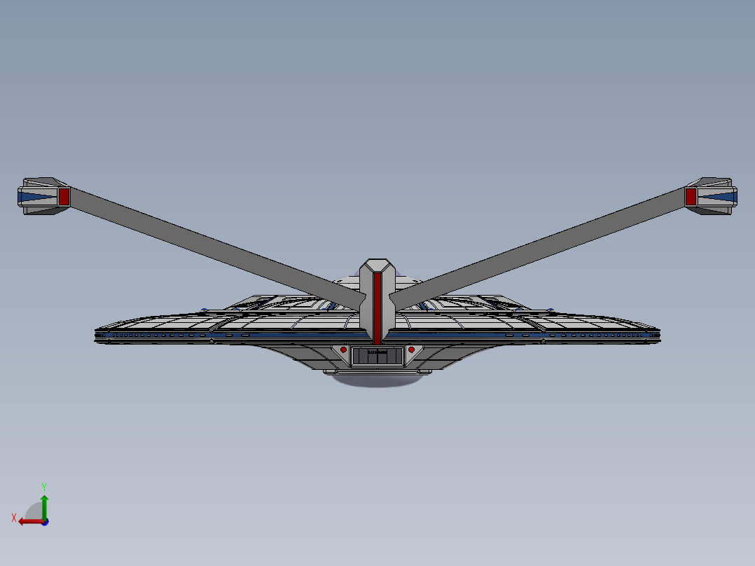 宇宙飞船(97)后视图