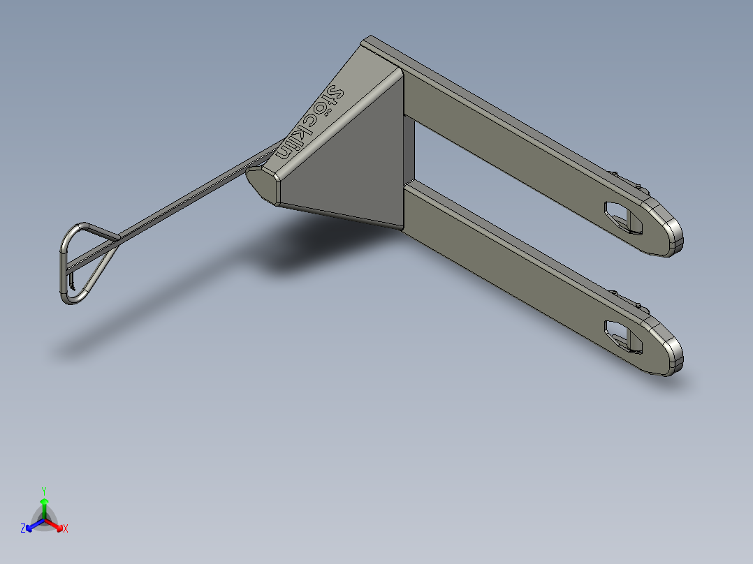 叉车、 手动叉车 SW STP IGS正等轴测图