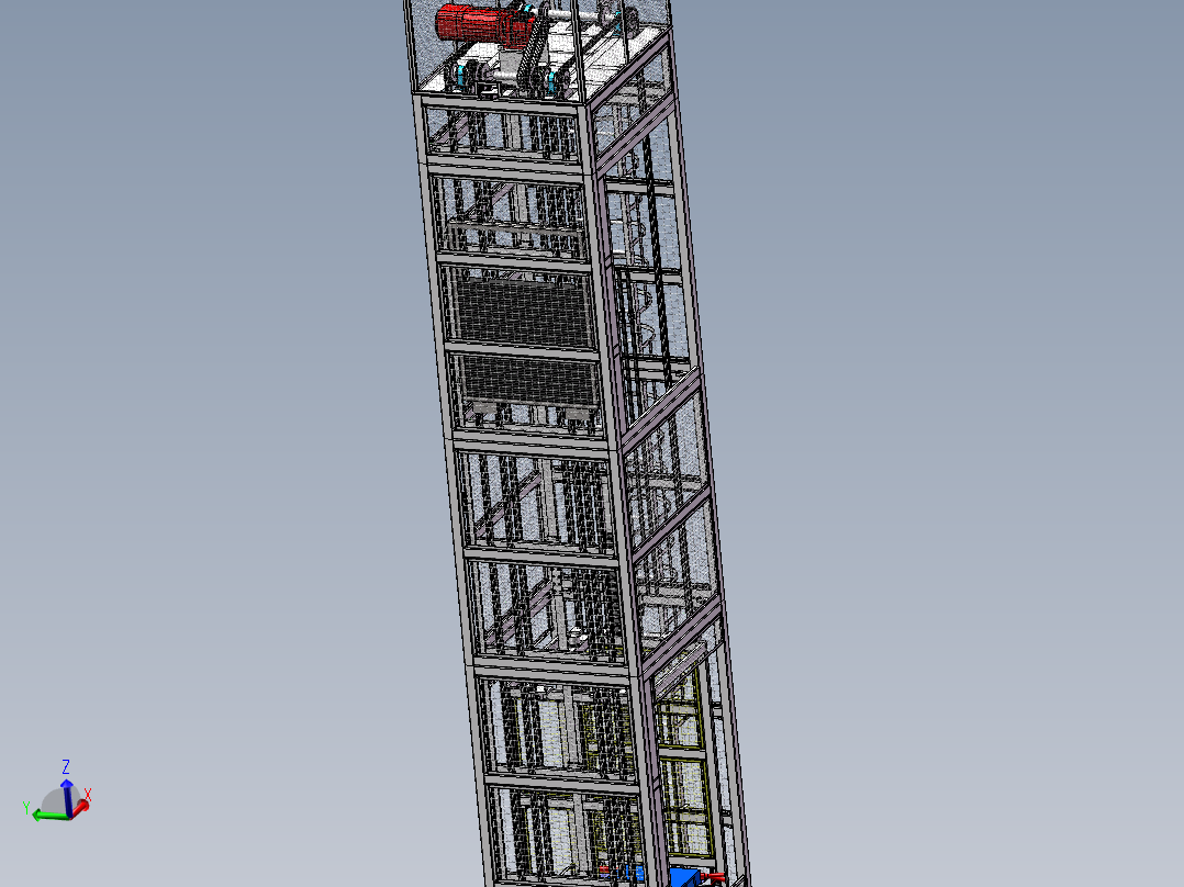 重载型往复式提升机  sw19