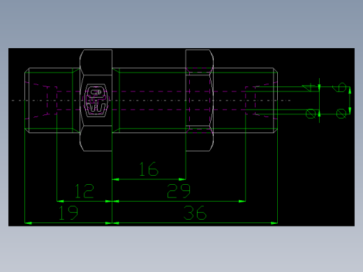 PARKER管接头EO Bulkhead union SV06SOMD71(16)_front