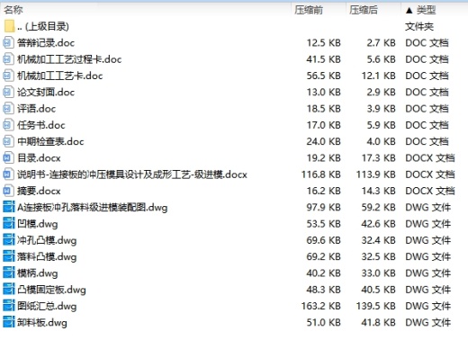 连接板的冲压模具设计及成形工艺-级进模含7张CAD图缩略图
