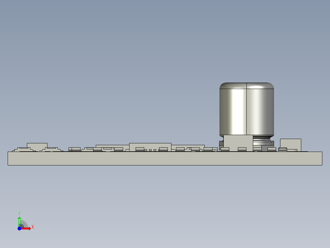 手轮CNC编码器和一个大的简易驱动器前视图