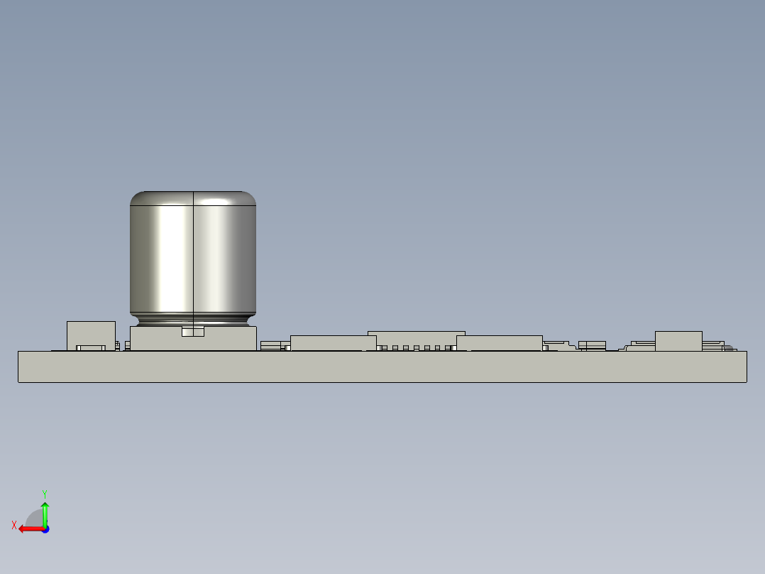 手轮CNC编码器和一个大的简易驱动器后视图